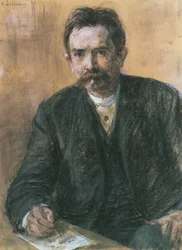 Portrait of the Writer Eduard Grisebach
